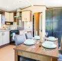 Pemberton Rivington for sale at Arrow Bank 5 star caravan park, Herefordshire - kitchen dining area photo