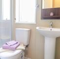 Pemberton Rivington for sale at Arrow Bank 5 star caravan park, Herefordshire - family shower room photo