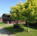 Self catering lodges at Arrow Bank exterior